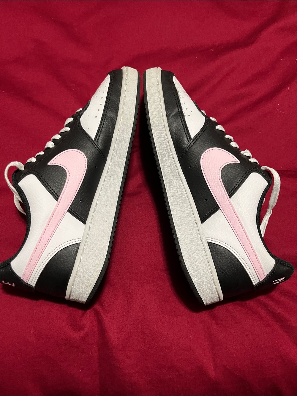 Nike Women’s Court Vision Low Next Nature w/ Lt Pink Swoosh